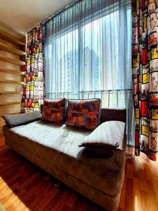 Апартаменты Апартаменты для проживания Алматы Апартаменты с 1 спальней-4